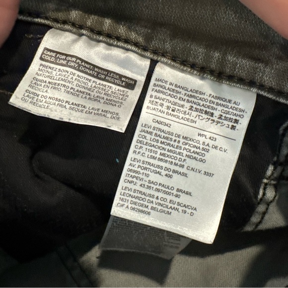 Levi's Tan Straight Jeans with Soft‎ Texture - Picture 3 of 5